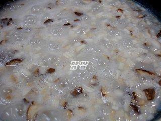 든든한 아침 식사, 닭안심 버섯찹쌀죽  8