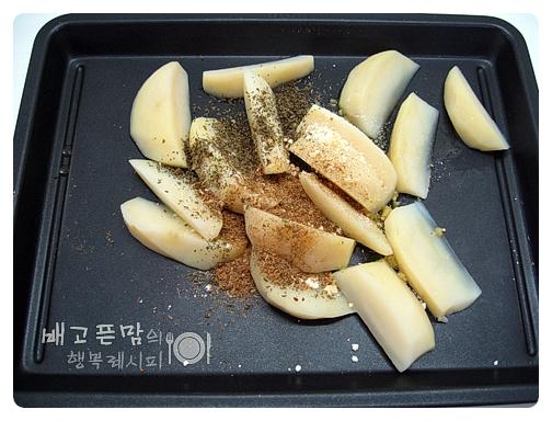 바베큐 치킨과 웨지감자