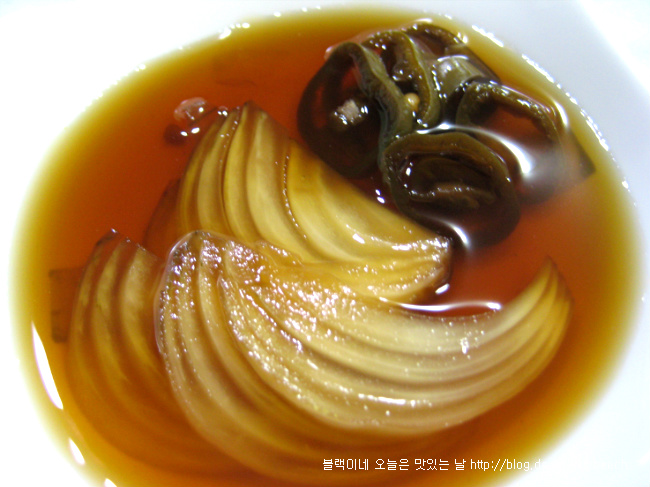 양파 고추 장아찌