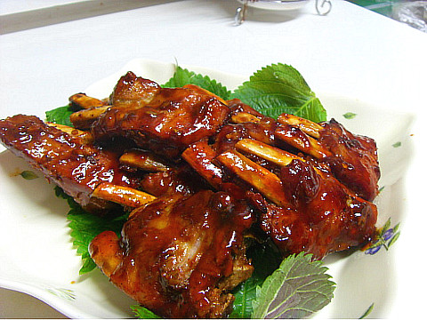 패밀리 레스토랑 부럽지 않은 맛 바베큐 폭립